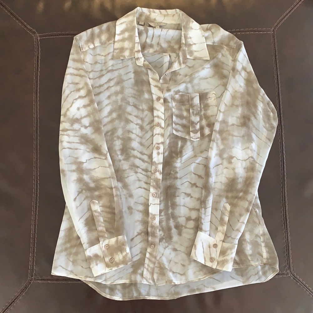 Guess Animal Print Blouse